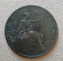İngiltere 1 Penny 1901 Kraliçe Victoria