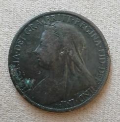 İngiltere 1 Penny 1901 Kraliçe Victoria