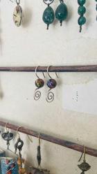 El İşçiliği Gümüş Murano  Küpe