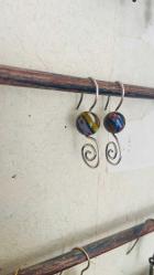 El İşçiliği Gümüş Murano  Küpe