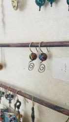 El İşçiliği Gümüş Murano  Küpe