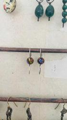 El İşçiliği Gümüş Murano  Küpe