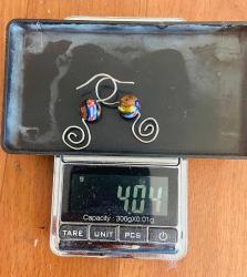 El İşçiliği Gümüş Murano  Küpe