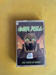 OVER KILL the years of decay kaset