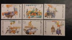 1998 YILI MACAU SOKAK SATICILARI TAM SERİ DAMGASIZ ŞARNİERSİZ  ÇOK NADİR