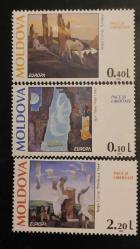 1995 YILI MOLDOVA EUROPA Barış ve Özgürlük Pulları YÜKSEK KATALOG DEĞERİ TAM SERİ DAMGASIZ ŞARNİERSİZ  ÇOK NADİR