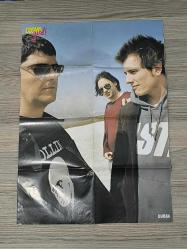 Cosmo Girl Dev Poster Seti – Duman / Nelly Furtado / Jesse McCartney / Direct-T – 106x53 cm – 2000’ler Pop Rock Koleksiyon