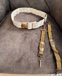 Deniz subay kılıç kuşam kemeri