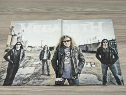 Megadeth / Kanye West / Ghost / Cory Monteith Poster Seti – Blue Jean Dergi Eki – 56 × 42 cm – 4 Poster