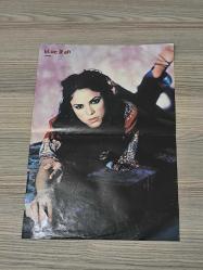 Shakira & Axl Rose Poster Lotu – Blue Jean Dergi Eki – 22 × 30 cm – 2 Adet Nostaljik Poster