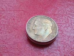 1965 ONE DIME - USA