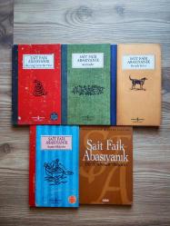 SAİT FAİK ABASIYANIK KİTAPLARI - SON KUŞLAR-HAVADA BULUT-SEÇME HİKAYELER-ALEMDAĞ'DA VAR BİR YILAN-BİR SONBAHAR AKŞAMI ( 5 KİTAP )