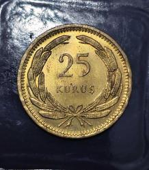 1956 Yılı 25 Kuruş Çil