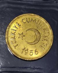 1956 Yılı 25 Kuruş Çil