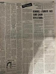 TERCÜMAN GAZETESİ - DOĞUM GÜNÜ HEDİYESİ (TURKISH NEWSPAPPER)  - 19 ARALIK 1978 - SADECE DÖRT SAYFADIR -Bülent Ecevit-Süleyman Demirel-Celal Bayar-Nazlı Ilıcak-Ahmet Kabaklı-Rauf Tamer-Vahit Gedikoğlu-Yaşar Güngör-Melih Cevdet Anday-Ender Korkut-Erol Göze-Levent Baykay-Şükrü Atilla-Halide Atilla-Herşeyin çift fiyatı oldu-Aranan mal resmi fiyatla yok karaborsada çok-Türkiye bize göre çağın devletidir-CHP bugüne kadar bir avuç toprak dağıtmadı-İsveç nükleer santral için kredi vermeye yanaşmıyor-Bozbeyli DP genel başkanlığından istifa etti-Karabükte bir genç öldürüldü İstanbulda bir genç asılı bulundu-Doğuda hiçbir şey yok-Hükümet komünizmin yanında ve milletin karşısında-Hekimlere dair-Melih Cevdet Andaya 1978 Sedat Simavi edebiyat ödülünü kazandıran yapıtı Sözcükler-İzlanda balıkçısı-Biz maceracı politikanın içinde olmadık-Türkiye büyük devlettir her ölçüde büyük devlet sayılmak kendisine layık görmesi lazımdır-Ankaradaki İranlı öğrenciler Şahin Köşeye sıkıştığını öne sürdüler-Demirel CH