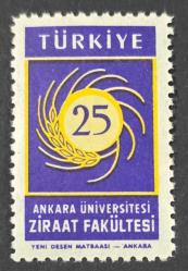 1959 ZİRAAT FAKÜLTESİNİN 25. YILI, MNH
