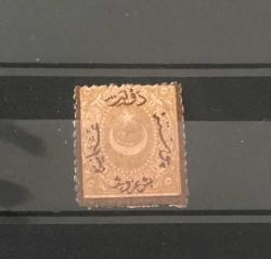 1872 AYYILDIZLI ( DULOZ ) TAKSE PULLARI 3.TİP KATALOG NO.77