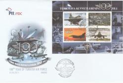 2011 TÜRK HAVA KUVVETLERİNİN 100.YILI FDC