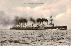 Voltaire Zırhlısı 1. Dünya Savaşı (Akdeniz Çanakkale)   FRANSA Pullu 1926 yılı  Postadan Geçmiş Kartpostal - Posta Kart -Haliyle