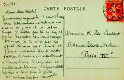 Voltaire Zırhlısı 1. Dünya Savaşı (Akdeniz Çanakkale)   FRANSA Pullu 1926 yılı  Postadan Geçmiş Kartpostal - Posta Kart -Haliyle