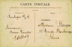 Le Kingfisher Yolcu ve Gezi Buharlı Gemi  FRANSA , 1907 yılı  Postadan Geçmiş Önden Pullu Damgalı Kartpostal - Posta Kart -Haliyle