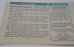 19 Şubat 1997-Orijinal Takvim Yaprağı-Doğum Günü-Söz,Nişan,Nikâh,Düğün ve Önemli Günler Hediyesi-Hicret Takvimi-Ayet(Hadis)-(Enfal/14)-TİBrahim Ethem'in Vefatı-İbrahim Ethem(K.S)-Allah(c.c.)Verdi