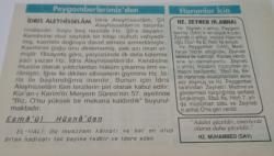 24 Şubat 1997-Orijinal Takvim Yaprağı-Doğum Günü-Söz,Nişan,Nikâh,Düğün ve Önemli Günler Hediyesi-Hicret Takvimi-Ayet(Hadis)-(Süfyan-es Sevri-k.s.-)-Trabzon'un Kurtuluş Yıldönümü-İdris Aleyhisselam-Esma'ül Hüsna'dan-Hz.Zeyneb(R.Anha-Hz.Muhammed(SAV)