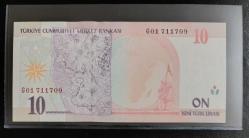8. EMİSYON G01 SERİSİ İLK PREFİX 10 YTL ÇİL KONDİSYONDA