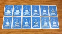 Topps UEFA Champions League 2024-2025 SL Benfica Takım 12 Sticker