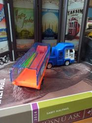 mavi beyaz polis kamyonu & 19 cm