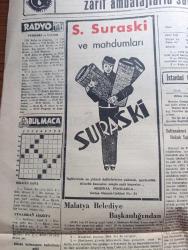Yeni Sabah Gazetesi - Turkish Newspaper - 10 Mart 1949 - Akdeniz paktı ve Sovyet endişeleri - Dışişleri bakanımız Necmettin Sadak'ın mühim beyanatı fotoğraf - Kenan Öner bugün toprağa veriliyor fotoğraf - Başbakan Şemsettin Günaltay Millet Partisine taziyede bulundu - Sütlüce'de infilak hadisesi - merhum İbrahim Ali cenazesi yarın öğlen merasim ile defin ediliyor fotoğraf - kartacayı yıkmalı yazan Ulunay - Ticaret ve ekonomi bakanı Cemil Sait Barlas'ın demeci - Filistin'de yeniden çarpışmalar başladı - Romanya'nın Kızıl kadın bakanı Anne Pauker - psikolog gözüyle üniversite hocalığı yazan Sabri Esat Siyavuşgil - ömrümün tek gecesi yazan Esat Mahmut Karakurt Yazı Dizisi - Türkiye Avusturya milli maçı - porsuk barajı davası - Birinci ve ikinci İsrail Devleti yazan Cemal Yener - İkbal kalfanın mirası yazan Behçet Sefa Yazı Dizisi - radyo programı - İstanbul belediyesi şehir tiyatrosu dram kısmında karanlık komedi kısmında paydos oyunu - S. Suraski ve mahdumları kumaşları