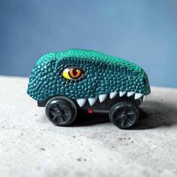 vintage dinozor kafalı oyuncak araba & 8 cm