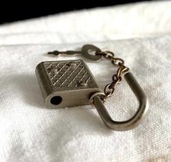 Vintage Anahtarlı Küçük Çelik Asma Kilit