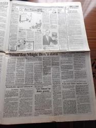 Milliyet Gazetesi - Turkish Newspaper - 22 Ocak 1991 - esas usul ve üslup yazan Altan Öymen Başmakale - muhtemel bir Irak saldırısına karşı doğu ve Güneydoğu'da askeri harekat yoğunlaştı - ABD'nin hesapları tutmadı Cheney yerde savaş aylar sürebilir dedi fotoğraf - Kara savaşı korkusu - özel trenlerle Erzurum'dan yola çıkarılan tank ve zırhlı araçlar Batman'a vardı fotoğraf - Magic Box'a dava kuyruğu - Turgut Özal intihara kalkışıyor - Sovyet uçağı kaçırıldı - ABD'nin federe Irak planı - kimyasal silah kullanılmasından korkan Süryaniler İstanbul'a göçtü - Tel Aviv'e saldırı ispanyolları korkuttu - Turgut Özal'ın önerisi kabul edilirse İstanbul 3 parça olacak - televizyonda bugün - Kara bereliler dehşeti - Barış davası 10 yıl sonra yeniden - Kenan Evren inisiyatif Saddamda - SHP ve HEP'ten Savaş heyeti - Süleyman Demirel Saddam Hüseyin Frankenstein dedi - Saddam Mezopotamya Arap Devleti başkanı olmak istiyordu - maslak'taki NATO binasında patlama - Marlboro - Kosecki'ye göre sistem