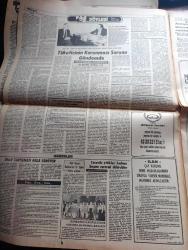 Milliyet Gazetesi - Turkish Newspaper - 27 Mart 1983 - Hoş Sadâ yazan Mehmet Barlas Başmakale - taksisini satan 3 yıl taksi alamayacak - koalisyonsuz bir iktidar - Türk temsilcilikleri Ermeni terörüne karşı uyarıldı - bir Fransız firması ülkemizi Eurovision'da temsil edecek opera adlı eseri plak yapmak istiyor - Kara paralar bir günde aklanacak - Ajda Pekkan folklorcularla saz çaldı fotoğraf - bugün 27 Mart Dünya tiyatro günü yazan Haldun Taner - sınav yazan Altan Öymen - Cumhurbaşkanı Kenan Evren ağaç dikerek topraklarımıza sahip çıkalım dedi - İsmail dümbüllü ödülü Altan Erbulak'a verilecek - Dallas dizisi - Abdülcanbaz çizen Turhan Selçuk - sarışın bomba Jane Mansfield'in kızı Mariska annesinin izinde fotoğraf - Ferhan Şensoy aşkın gözüne gözlük - haftanın sanat olayları - İzmir at yarışları programı - Ne Fenerbahçe yandı ne Beşiktaş 1 1 - Stattaki İstanbul TV'deki İstanbul yazan İslam Çupi - korkak Beşiktaş güçsüz Fenerbahçe yazan Can Bartu -  Galatasaray Bolu'da kükredi