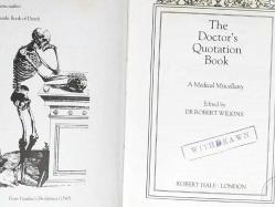 The Doctor's Quotation Book / Robert Wilkins