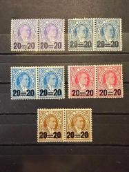 1959 SÜRŞARJLI POSTA PULLARI SERİSİ PER DAMGASIZ MNH p509