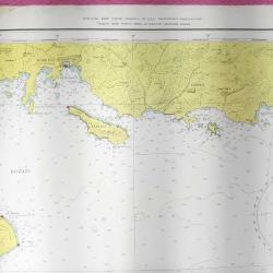 T.C. DENİZ KUVVETLERİ KOMUTANLIĞI SEYİR, HİDROGRAFİ VE OŞİNOGRAFİ DAİRESİ BAŞKANLIĞI AKDENİZ TÜRKİYE BODRUM BOĞAZI - MARMARİS HARİTASI