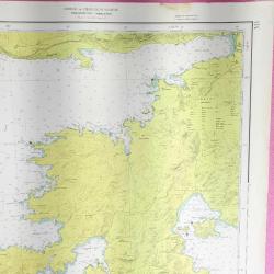 T.C. DENİZ KUVVETLERİ KOMUTANLIĞI SEYİR, HİDROGRAFİ VE OŞİNOGRAFİ DAİRESİ BAŞKANLIĞI AKDENİZ TÜRKİYE BODRUM BOĞAZI - MARMARİS HARİTASI