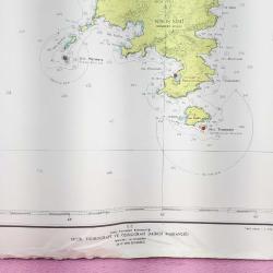 T.C. DENİZ KUVVETLERİ KOMUTANLIĞI SEYİR, HİDROGRAFİ VE OŞİNOGRAFİ DAİRESİ BAŞKANLIĞI AKDENİZ TÜRKİYE BODRUM BOĞAZI - MARMARİS HARİTASI