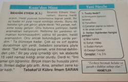 8 Nisan 1997-Orijinal Takvim Yaprağı-Doğum Günü-Söz,Nişan,Nikâh,Düğün ve Önemli Günler Hediyesi-Hicret Takvimi-Ayet(Hadis)-(Hadis-Buhari ve Müslim)-Koca Ragıp Paşa'nın Vefatı(1763)-İbrahim Ethem(k.s)-Hikmetler