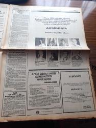 Milliyet Gazetesi - Turkish Newspaper - 8 Mayıs 1983 - yarı şaka yazan Mehmet Barlas Başmakale - Kenan Evren uyardı herkes hizaya gelmeye mecbur - Laleli'deki Washington Otel'de çıkan yangında 36 kişi öldü fotoğraf - Mayısın ilk haftası yazan Altan Öymen - devekuşuna mektuplar yazan Haldun Taner - Bugün anneler günü - Nejat Uygur Maradona Kadıköy sinemasında 6 Mayıs'ta - seçime doğru - Abdülcanbaz çizen Turhan Selçuk - at yarışları - Fenerbahçe Trabzon'u evinde devirdi 4 2 - Karagümrük Birinci Lig'de - Fenerbahçe savunmasının içindeki Trabzon yazan İslam Çupi - Bursaspor Beşiktaş maçı - Beşiktaş kulübü Başkanı Mehmet Üstünkaya taraftar arzu ediyorsa yarın istifa ederiz - kanadalılar Playboy televizyonunu sıkıcı buldu fotoğraf - Galatasaray Ankaragücü maçı - Veli efendi'den haberler - üniversite giriş 1. basamak sınavında ilk sırayı alan Alex Ohannes anne babası ile fotoğraf - Yarın gece Miraç kandili - ABD kongresi'nin tutumu üzerine - yeni bir kuyruklu yıldız dünyaya doğru yaklaşıyor