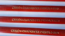 Marangoz Kalemi  Kalın  1.2 cmx 0,6 cmx0,4 cmx17.5 cm Adel Marka 9 Adetli Paket