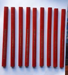 Marangoz Kalemi  Kalın  1.2 cmx 0,6 cmx0,4 cmx17.5 cm Adel Marka 9 Adetli Paket