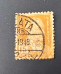 Türk Pulu - Turkish Stamp -  Postadan Geçmiş Pul Filateli - 1948 Damgalı - Atatürk Temalı Pul, 15 Kuruş - Türkiye Cumhuriyeti - NOSTALJİK DOĞUM GÜNÜ HEDİYESİ