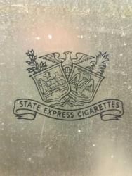 K203-------STATE EXPRESS CIGARETTES TENEKE ESKİ SİGARA KUTUSU