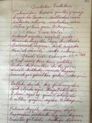 Aşk İlahileri yazılı, Cengiz han kapaklı Öğrencinin Kültür Defteri (Son sayfaya kadar yazılı)