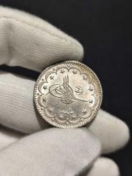 Sultan Reşat 1327/5 Gümüş 5 Kuruş Nadir Çil