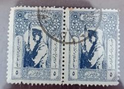 1922  Cenova Serisinden 5 kuruşluk valör _ per  damgalı