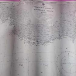 MEDITERRANEAN SEA TURKEY - SOUTH COAST HİSARÖNÜ KÖRFEZİ TO GELİDONYA BURNU INCLUDING ŔODHOS HARİTA